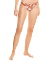 Madewell Devon Bikini Bottom In Orange