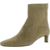 Madewell Dimes Kitten Womens Suede Kitten Ankle Boots In Multi