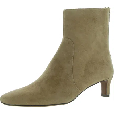Madewell Dimes Kitten Womens Suede Kitten Ankle Boots In Multi