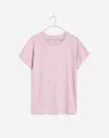 Madewell Dolman-sleeve Crewneck Tee In Classic Lilac