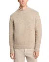 Madewell Donegal Rollneck Sweater In Neutral