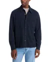 Madewell Donegal Twill Button Front Shirt In Blue