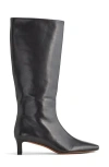 Madewell Dorchester Dimes Kitten Heel Boot In True Black