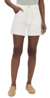 Madewell Drawstring Jean Short In Tile White Tile White In Tile White