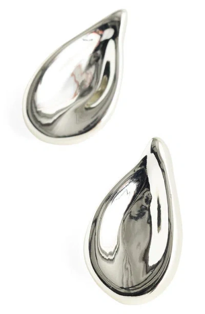 Madewell Droplet Stud Earrings In Metallic