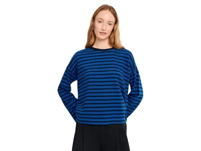 Madewell Easy Long Sleeve T-shirts In Blue