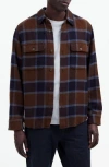 Madewell Easy Plaid Twill Shirt Jacket In Multi