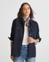 Madewell Easy Utility Shirt-jacket In Blue