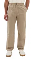 Madewell Elastic Waist Trousers Desert Taupe In Desert Taupe