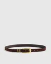 Madewell Elongated-buckle Belt In Brown