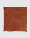 Madewell Embroidered Bandana In Brown