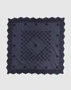 Madewell Embroidered Bandana In Purple