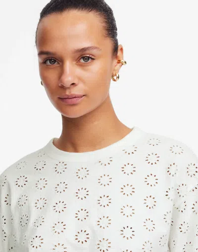 Madewell Embroidered Wide-sleeve Boxy Tee