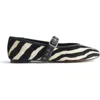 Madewell Emilie Zebra Print Genuine Calf Hair Mary Jane In Animal Print