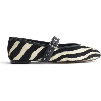 MADEWELL MADEWELL EMILIE ZEBRA PRINT GENUINE CALF HAIR MARY JANE