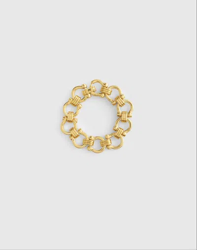 Madewell Equestrian Chunky Chain Bracelet In Gold