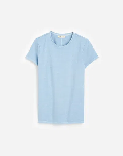 Madewell Essential Slim Tee In Light Pool