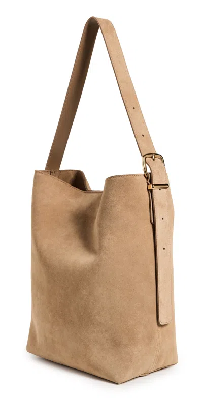 Madewell Essentials Bucket Tote Tawny Khaki In Brown