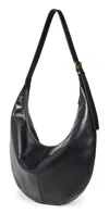 Madewell The Essential Curve Shoulder Bag In True Black