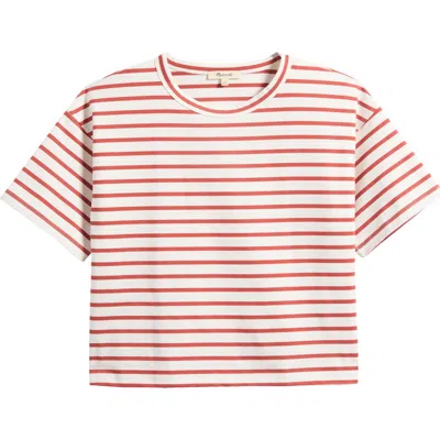 MADEWELL MADEWELL EVERYDAY BOXY COTTON CROP T-SHIRT