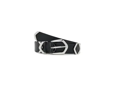 Madewell Fiora Metal Keeper Belt Women's Belts True Black: Xs