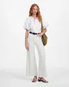 MADEWELL FLARED WIDE-LEG CROP JEANS