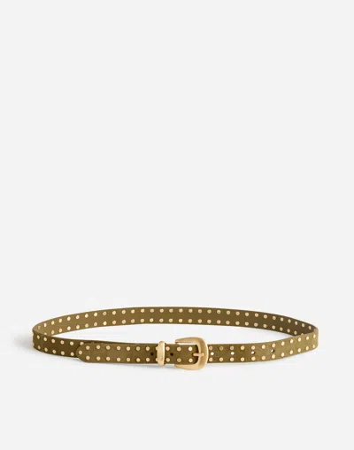 MADEWELL FLAT STUDDED WESTERN BELT
