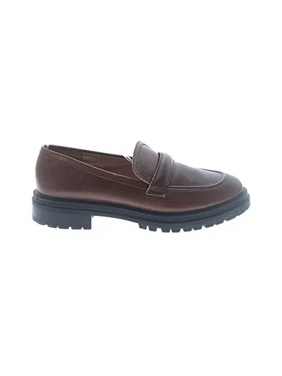 Pre-owned Madewell Flats In Brown