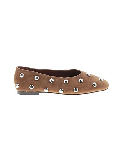 Pre-owned Madewell Flats In Brown