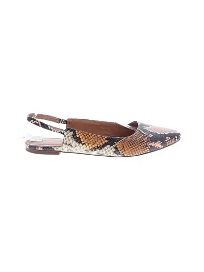 Pre-owned Madewell Flats In Brown