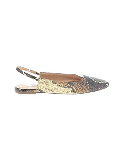 Pre-owned Madewell Flats In Gold