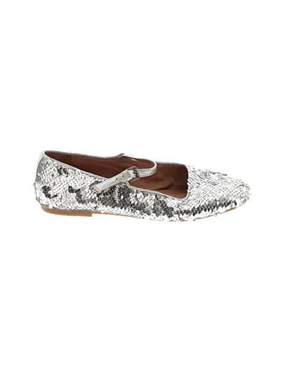 Pre-owned Madewell Flats In Silver