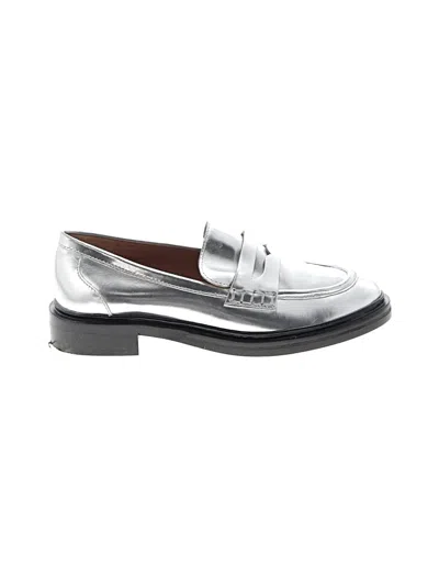 Pre-owned Madewell Flats In Silver
