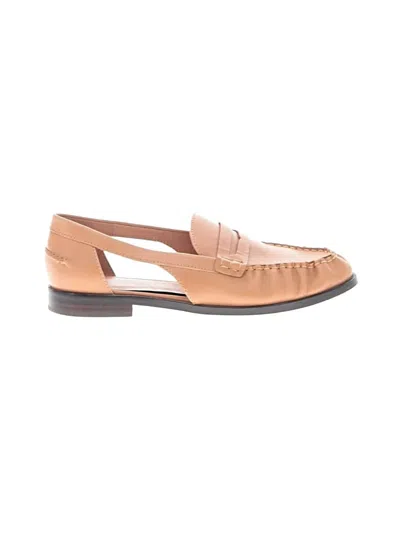 Pre-owned Madewell Flats In Tan