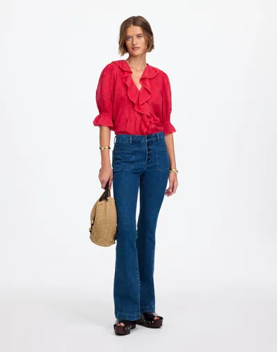 Madewell Flea Market Flare Jeans In Enola Wash