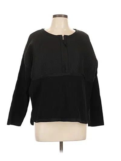 Pre-owned Madewell Fleece Jacket In Black