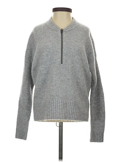 Pre-owned Madewell Fleece Jacket In Gray