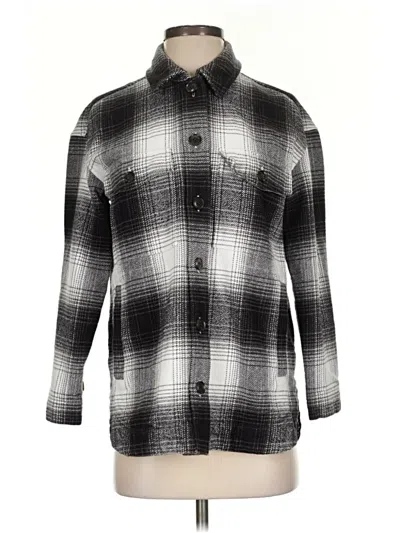 Pre-owned Madewell Fleece Jacket In Gray