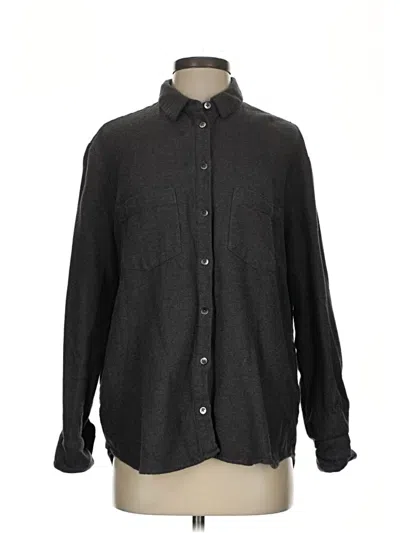 Pre-owned Madewell Fleece Jacket In Gray