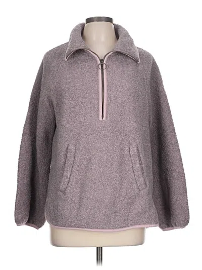 Pre-owned Madewell Fleece Jacket In Gray