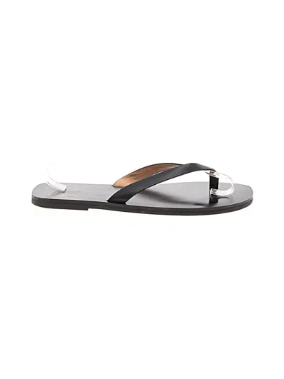 Pre-owned Madewell Flip Flops In Gray