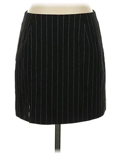 Pre-owned Madewell Formal Skirt In Black