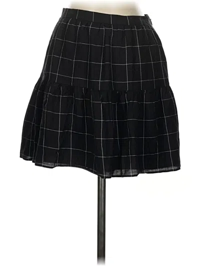 Pre-owned Madewell Formal Skirt In Black