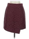 Madewell Formal Skirt In Burgundy