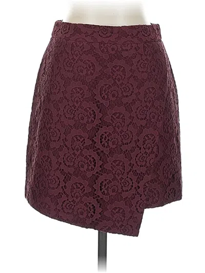 Madewell Formal Skirt In Burgundy