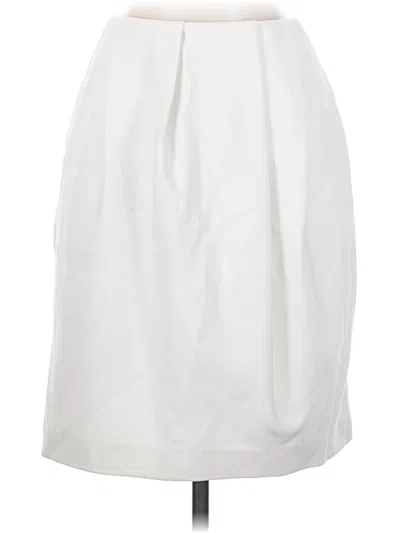 Pre-owned Madewell Formal Skirt In White