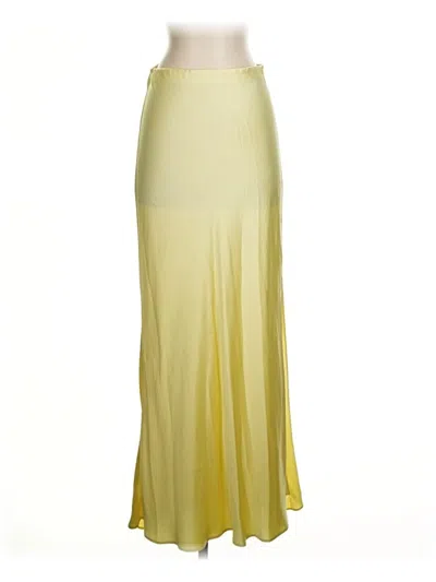 Pre-owned Madewell Formal Skirt In Yellow