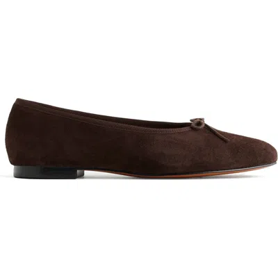 Madewell Francine Ballet Flat In Dark Carob