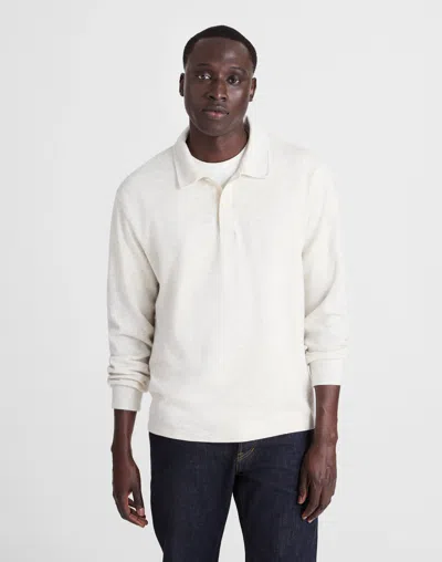 Madewell French Rib Knit Polo In Multi
