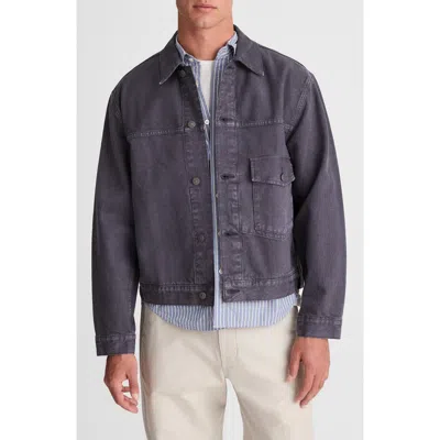 Madewell Garment Dye Denim Jacket In Industrial Blue